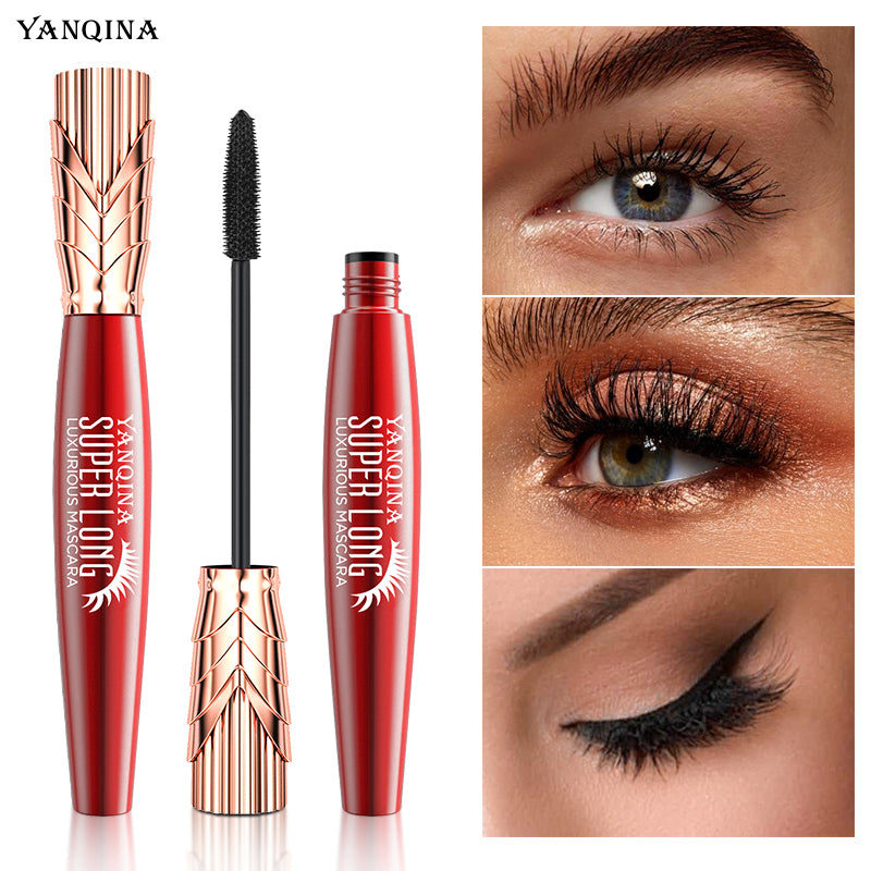 Crown 4D Lash Mascara ✨ 24H Waterproof & Clump-Free! 💦 Volumizing + Curling + Lengthening 🌟 Falsies-Level #LashGoals! #WaterproofMascara #LashHack