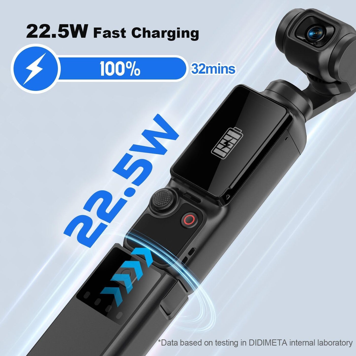 🔥DJI Osmo Pocket 3 Grip w/5000mAh Battery!⚡All-Day Power Handle + 1/4" Tripod Mount | No Audio Port Needed | TikTok Filmmaking Must-Have #DJITok #ViralCameraGear