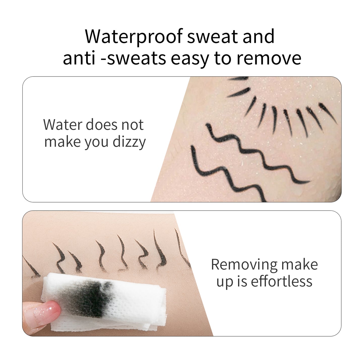 Quick-Dry Waterproof Eyeliner Pen - 24H Smudge-Proof✨ Ultra-Fine Liquid Liner 💦 Sweat-Resistant & Beginner Friendly 🔥 #WaterproofMakeup #TikTokBeauty #QuickDryLiner