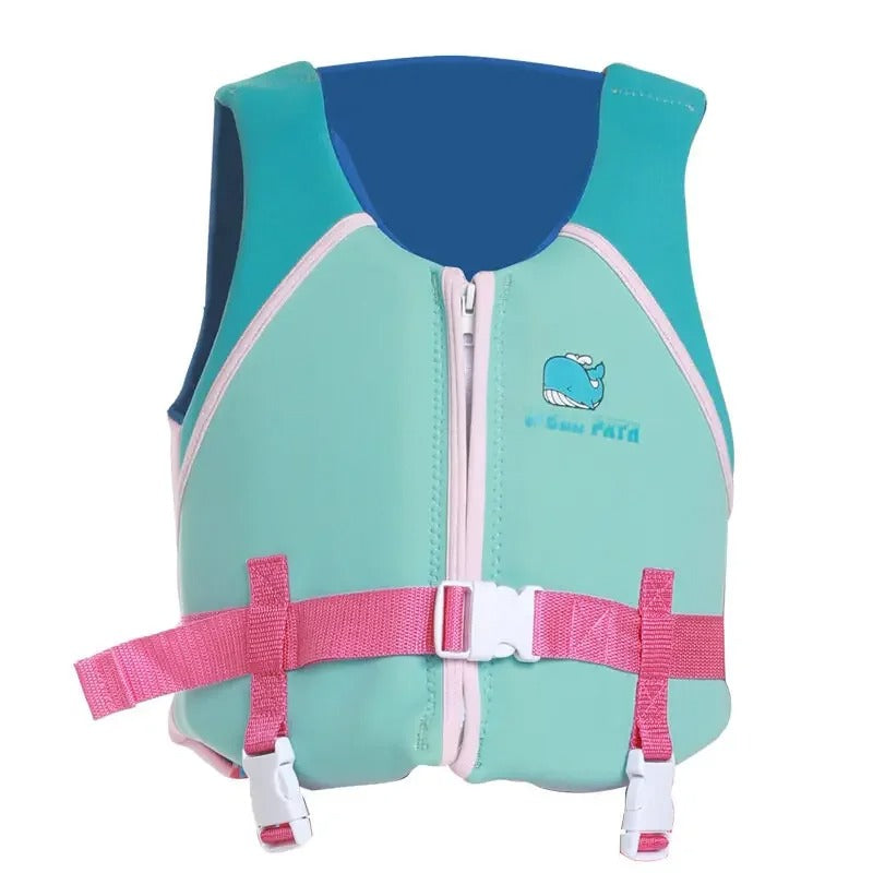 🦈 Shark Fin Kids Life Jacket | 50N Buoyant Swim Vest for Boys & Girls🌟Cute Water Safety Gear【Large Size】Pool Beach Surf Must-Have