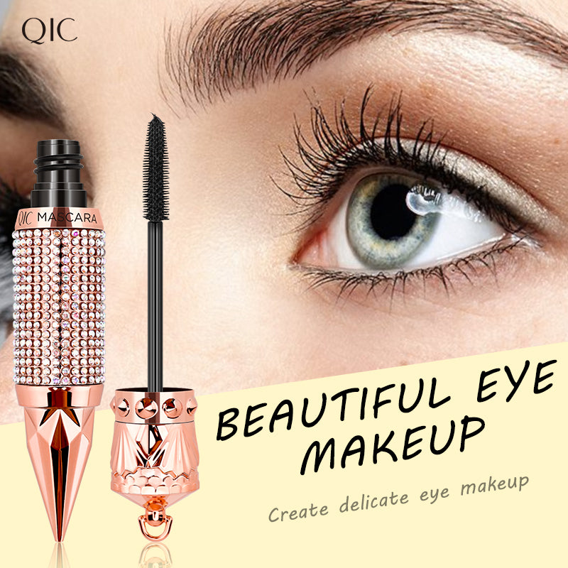 Queen's Scepter 4D Diamond Mascara ✨ Waterproof & Flake-Proof 24H! 💎 Volumizing + Lengthening + Curl 🌟 Clump-Free Royal #LashGoals! #DiamondMascara #NoSmudgeHack