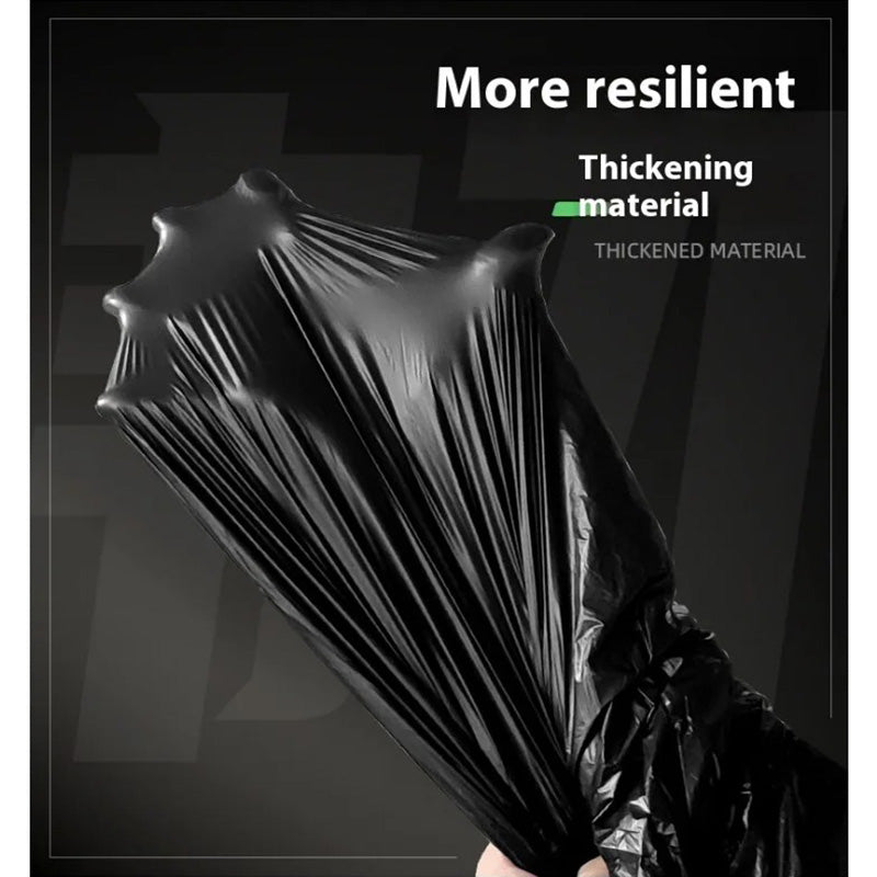 🔥Heavy Duty Black Trash Bags 90 Pack💪 Leakproof 60-100L Extra Large Capacity🌿 Thick Eco-Friendly Drawstring | TikTok Kitchen Must-Have