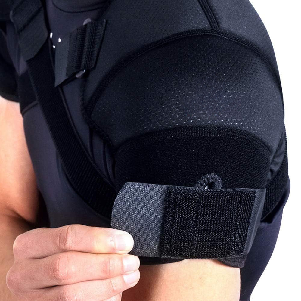 🔥 Double Shoulder Brace with Neoprene Support | Adjustable Strap Wrap⚡360° Rotator Cuff Protection🌟Gym & Sports Recovery Essential - Left/Right Shoulder Pain Relief