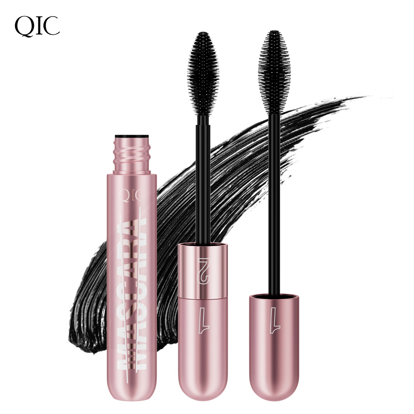 2-in-1 Lash Multiplying Mascara ✨ 24H Oil & Sweat Proof! 💦 Smudge-Proof Lengthening + Curl & Volume 🌟 Clump-Free #LashHack! #WaterproofMascara #VolumeMascara