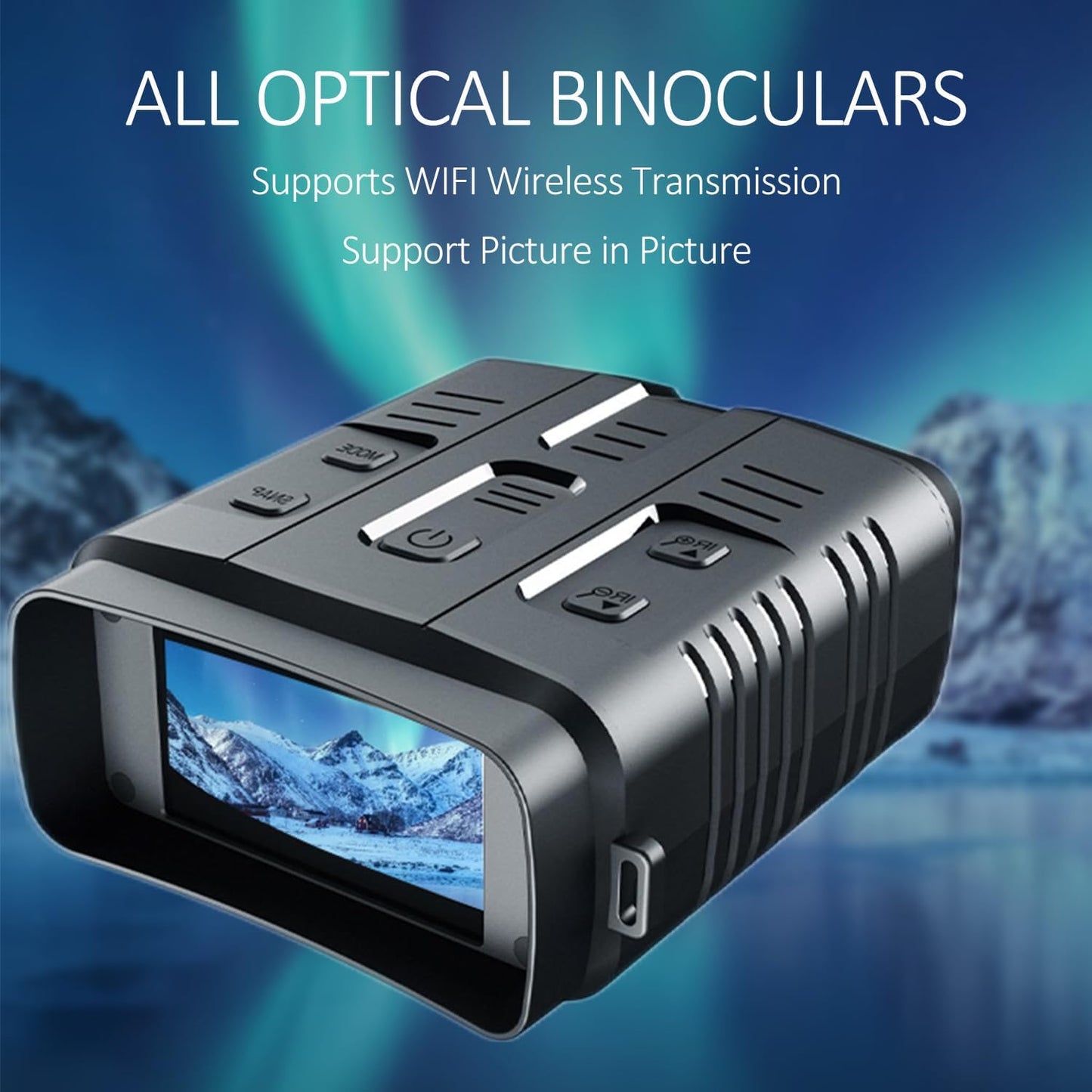 🌙📷 4K Night Vision Goggles | 3'' HD Screen + WiFi Live View | Record & Save Photos/Video with 32GB Card & Rechargeable Battery ⚡ #NightVisionTech #OutdoorGear