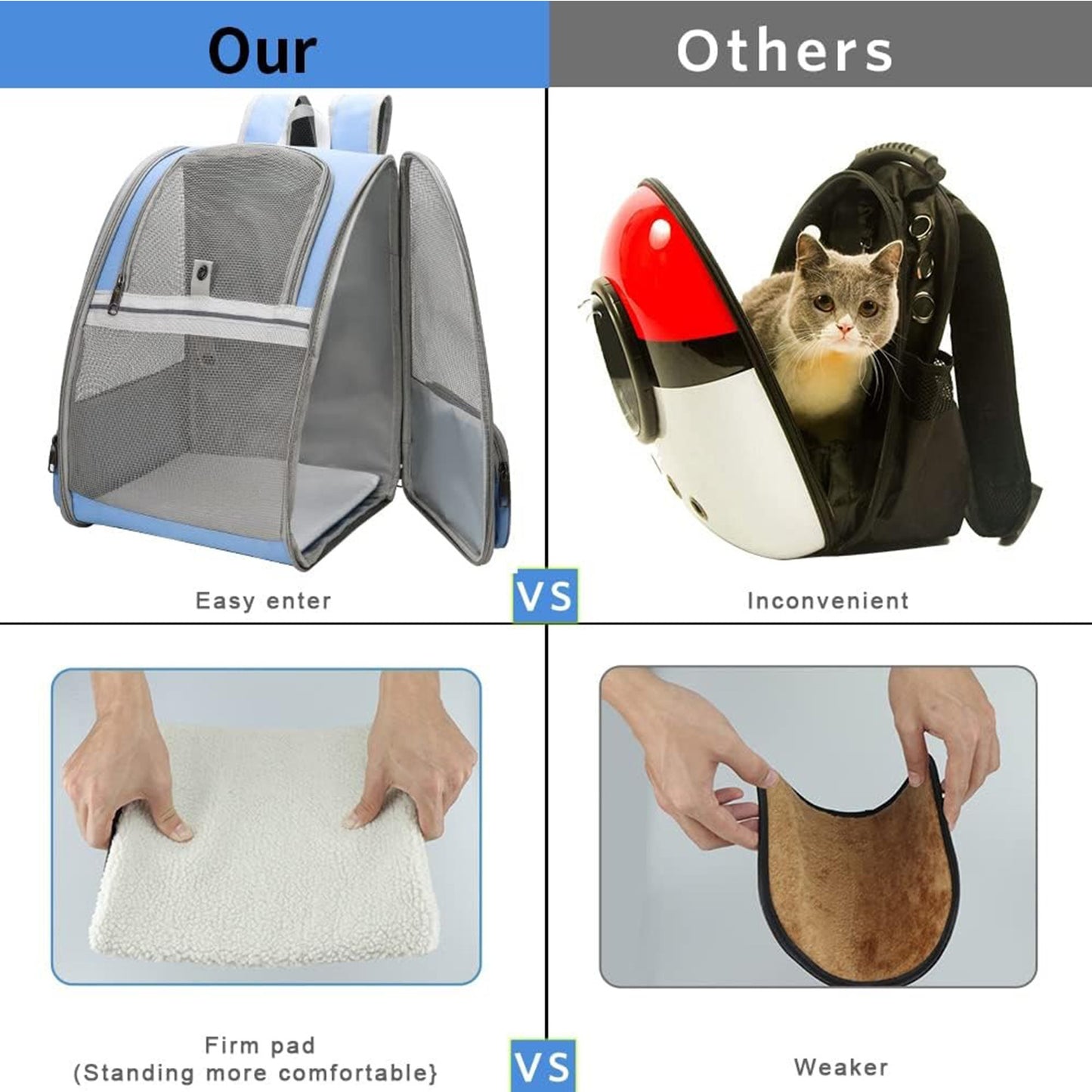 🔥 **#1 Bubble Pet Backpack!** Traveler-Designed Carrier⚡360° Airflow Windows🐾Comfy for Cats/Dogs【TikTok's Pet Travel Obsession】
