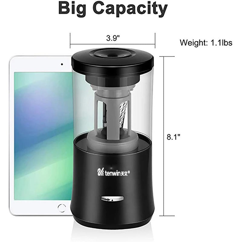 ✏️🔥 Electric Auto-Stop Pencil Sharpener for Kids | 3-Second Sharpening⚡Heavy-Duty USB Power🌟【Classroom Pro】Industrial-Grade Mechanical Sharpener for School/Office/Home