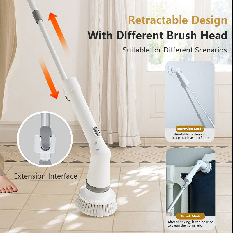 🔥 Multi-Surface Electric Cleaning Brush Pro | All-in-One⚡【Home & Pool Kit】Deep Clean Power Scrubber for Kitchen, Bathtub, Tile & Swimming Pool - Handheld 360° Reach