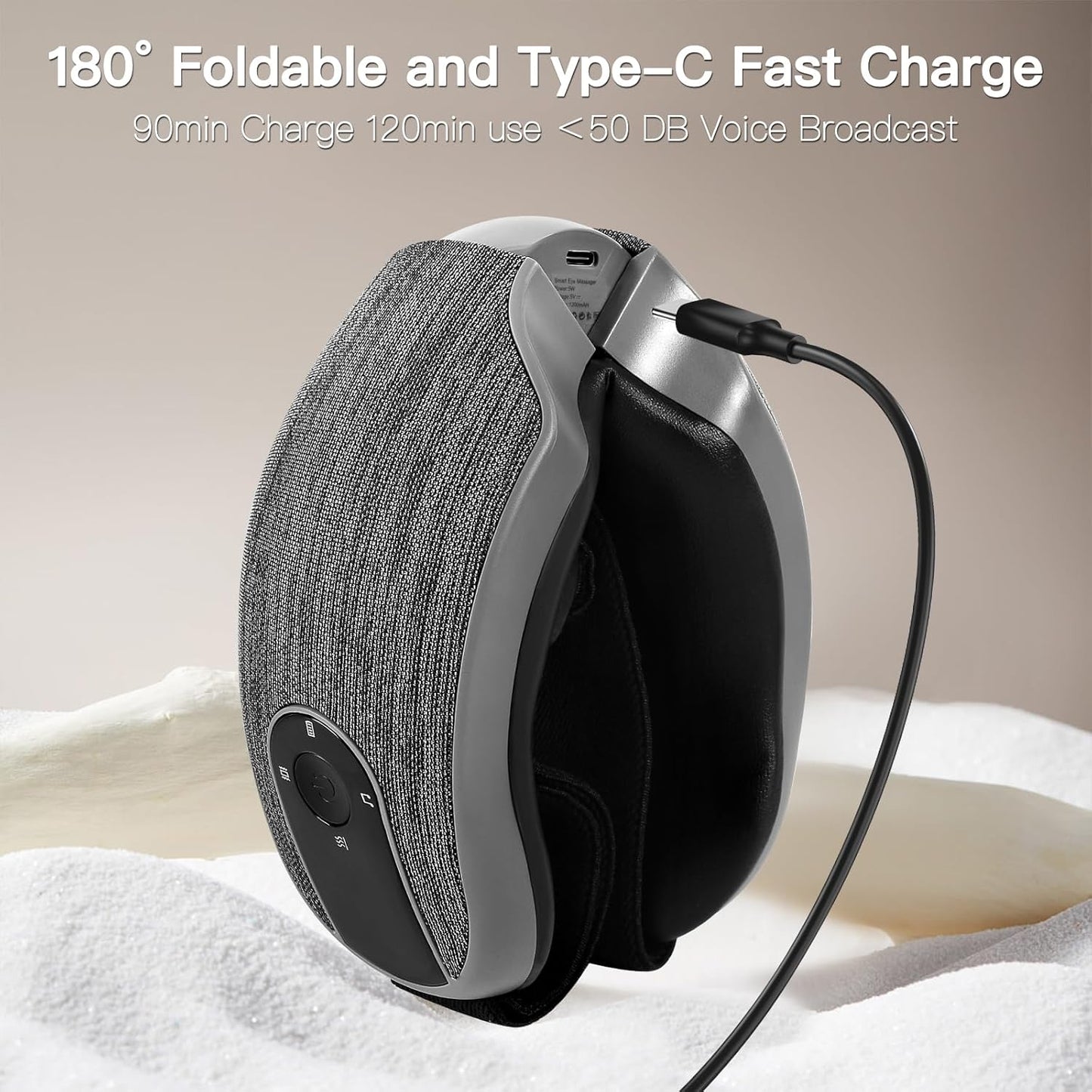 💥Pro Migraine Relief Mask🔥 5D Heat+Vibration+Compression🌙 Bluetooth Sleep Music & 5 Modes✨ Clinically Proven Eye Therapy | TikTok's #1 Eye Care Hack
