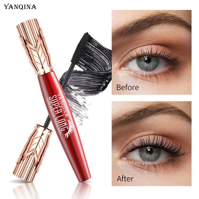 Crown 4D Lash Mascara ✨ 24H Waterproof & Clump-Free! 💦 Volumizing + Curling + Lengthening 🌟 Falsies-Level #LashGoals! #WaterproofMascara #LashHack