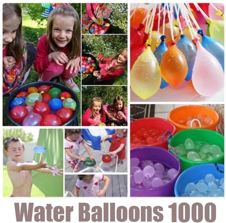 999-Pack Self-Sealing Water Balloons ✨ 5-Second Fill & Splash Magic 💦 Bulk Party Ammo for Epic Summer Battles 🔥 No-Tie Hassle, Max Explode Fun 🌟 #SummerFun #WaterBalloonHack