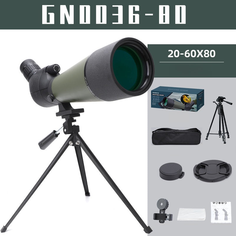 🌿🌄 20-60x80 Spotting Scope with Tripod | BAK4 HD Waterproof for Bird Watching & Wildlife Observation | Phone Holder + Carrying Bag 🦅 #WildlifeWatching #OutdoorGear