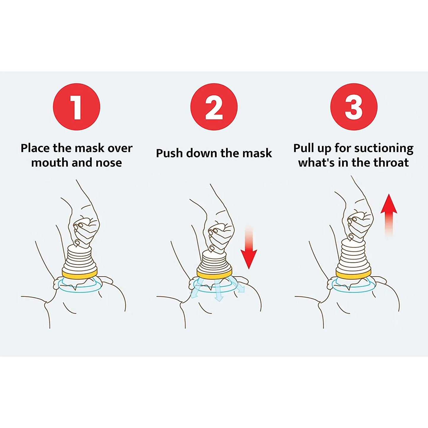 🚨 Portable Suction Rescue Kit for Adults & Kids | 3s Emergency⚡FDA-Certified🌟【Lifesaver Travel Pro】Dual-Size Airway Device - Camping, Travel, Home Choking First Aid