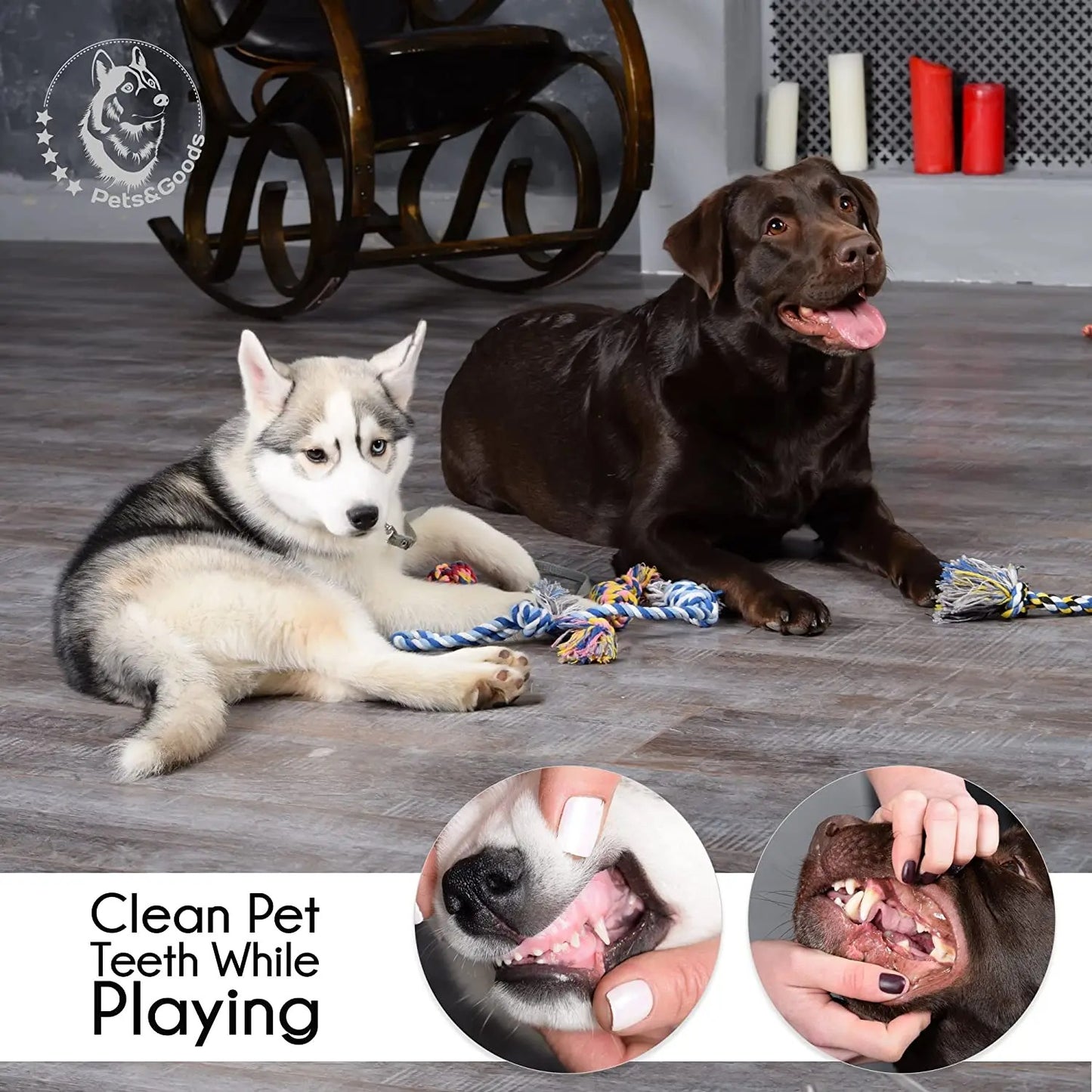 🔥 Indestructible Dog Rope Toys! Heavy-Duty Cotton Ropes⚡For Aggressive Chewers💪【Ultimate Chew Proof】