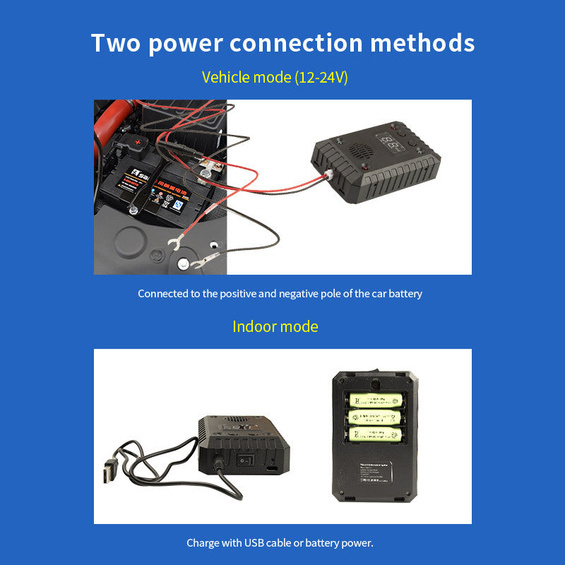 🐭🔥 Ultrasonic Mouse Repeller with 8 LED Strobe | 12V/5V Smart Power⚡【Auto/House/Warehouse Pro】Intelligent Start-Stop Ultrasound Alarm - 360° Pest-Free Zone Creator