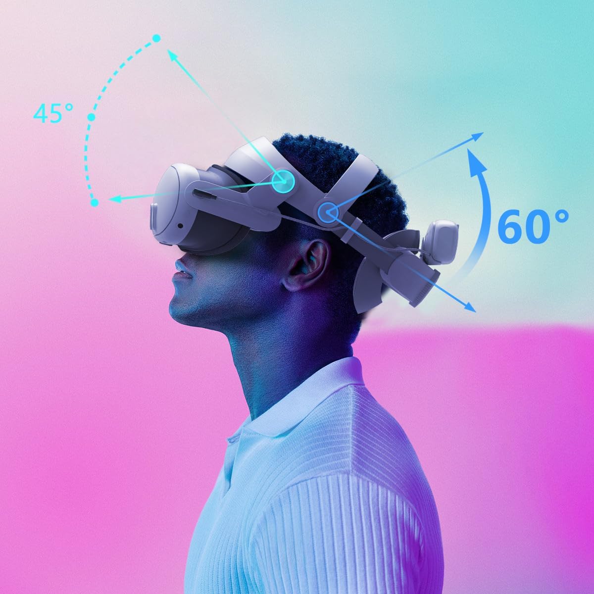 Meta Quest 3 Battery Head Strap ✨ Magnetic Power Boost & Pro Comfort 💥 Elite Strap Replacement for Oculus/Quest 3 🌟 Extend VR Playtime 🔥 #VRHacks #MetaQuest3