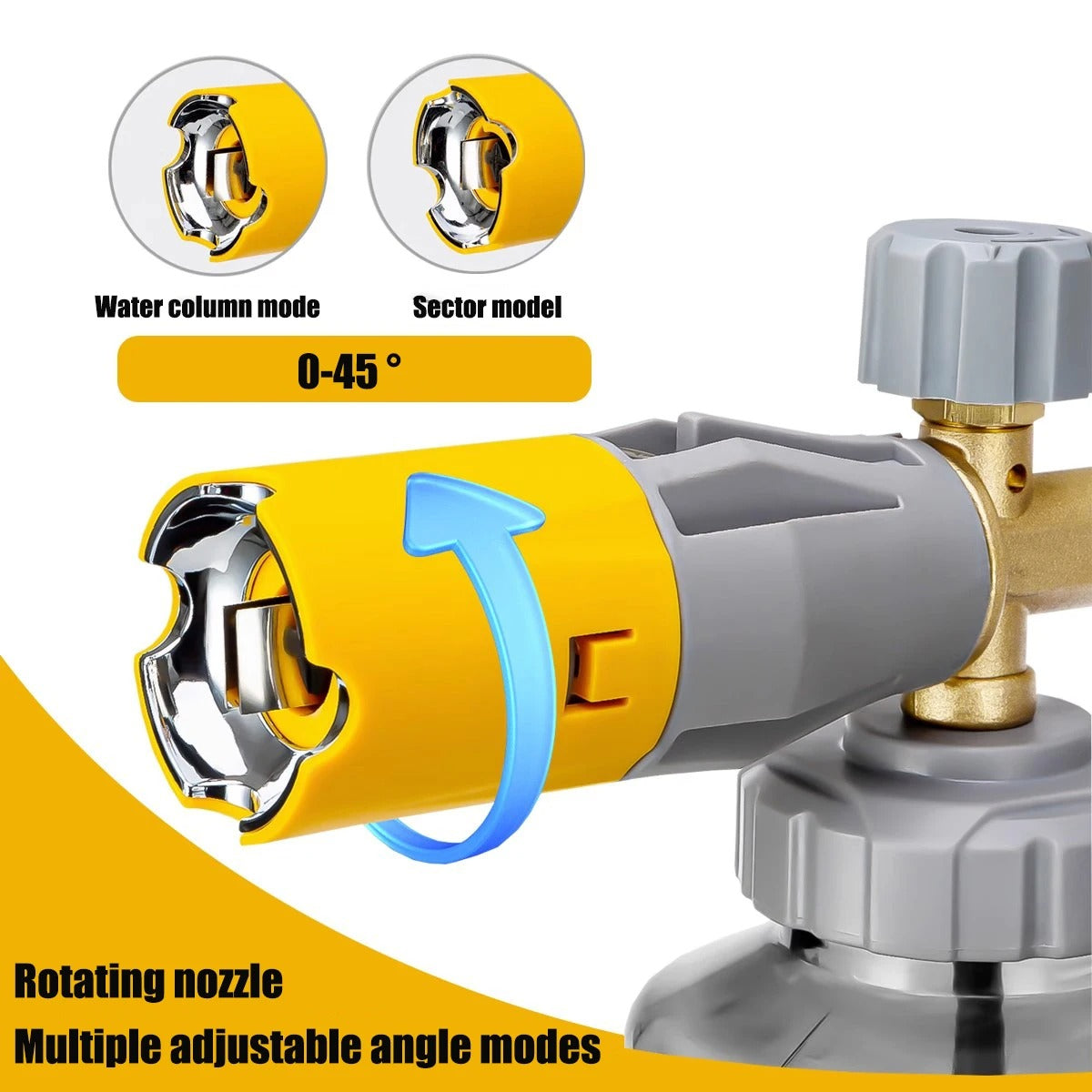 🚗💨 1L Transparent Foam Cannon with Nozzle | High-Pressure Pro⚡【Car Wash Beast】Foam Lance Sprayer Gun for Water Pumps - See-Through Foam Generator & Detergent Saver