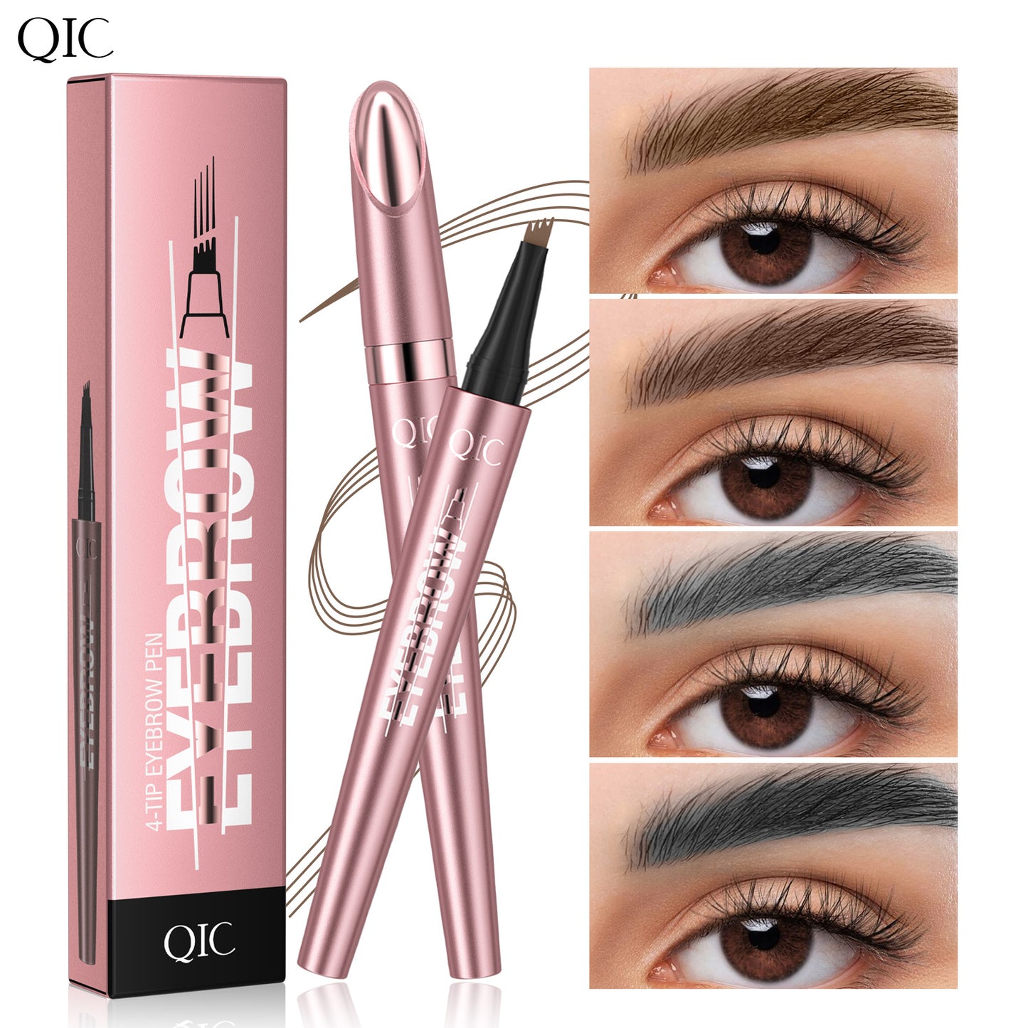 4-Prong Microblading Brow Pen ✨ 24H Gym-Proof🔥 Sweat-Resistant & No Smudge! 💯 Hair-Like Strands for WILD NATURAL Brows 🌟 #BrowHack Alert! ➕ #MicrobladingPen | #WaterproofBrows | #FeatherBrows
