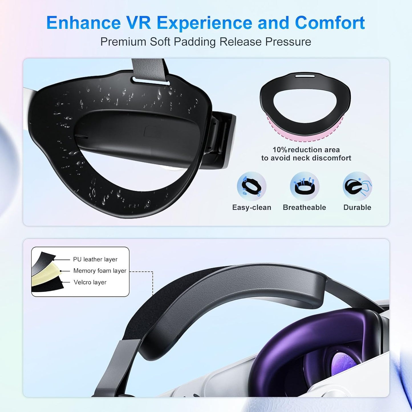 🔥Meta Quest 3 Battery Strap 2025 - 10000mAh Official Fit Elite Strap Upgrade | 2X Playtime & Zero Neck Pain! TikTok's #1 VR Accessory of 2025⚡