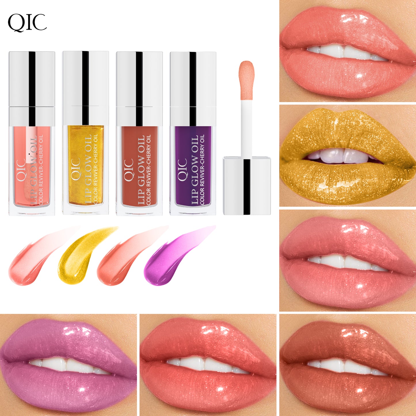 GlowTint Lip Oil ✨ Hydrating Plumping Treatment! 💋 24H Moisture Boost + Lip Line Smoothing 🌟 Glass-Like #JuicyLips #LipCareHack
