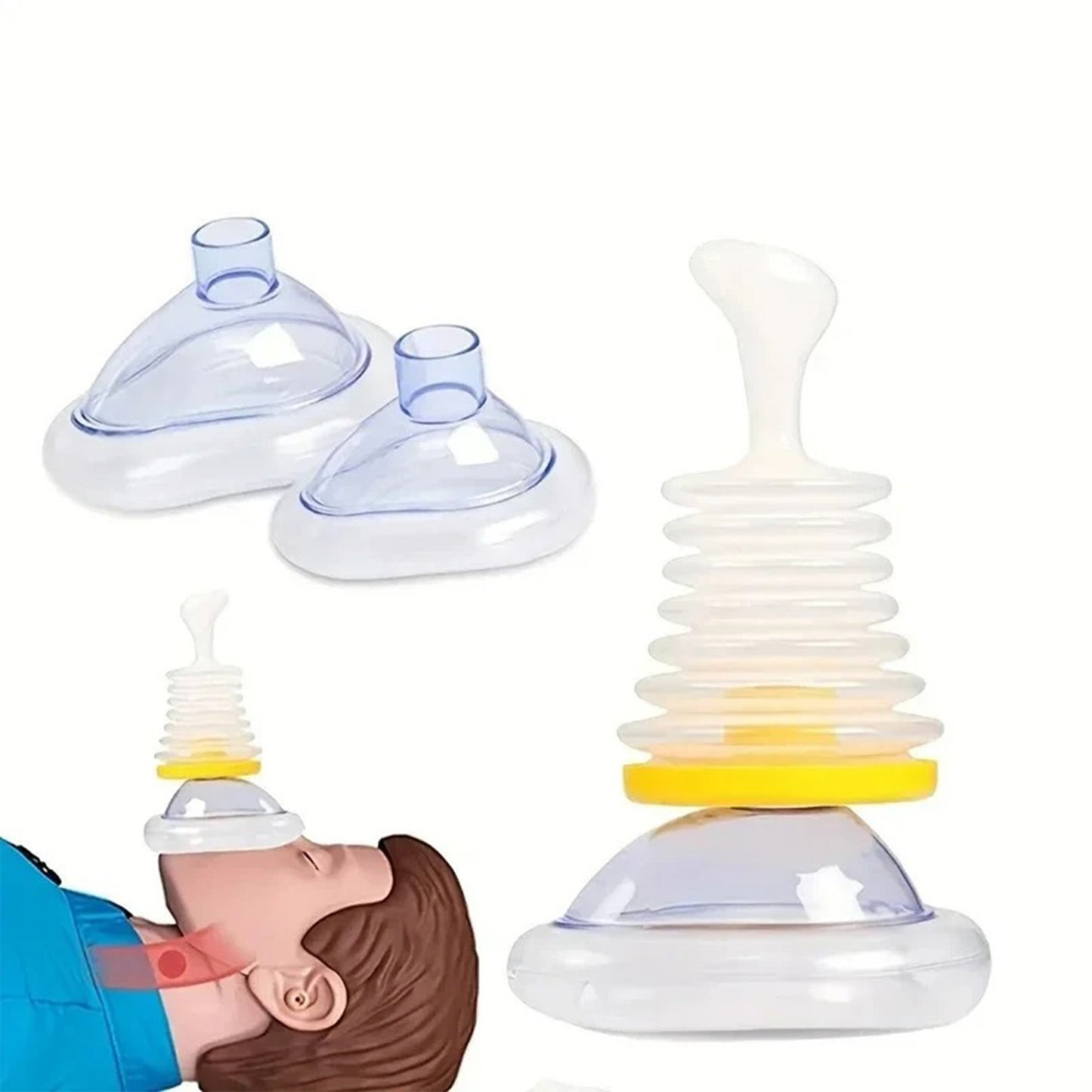 🚨 Portable Suction Rescue Kit for Adults & Kids | 3s Emergency⚡FDA-Certified🌟【Lifesaver Travel Pro】Dual-Size Airway Device - Camping, Travel, Home Choking First Aid