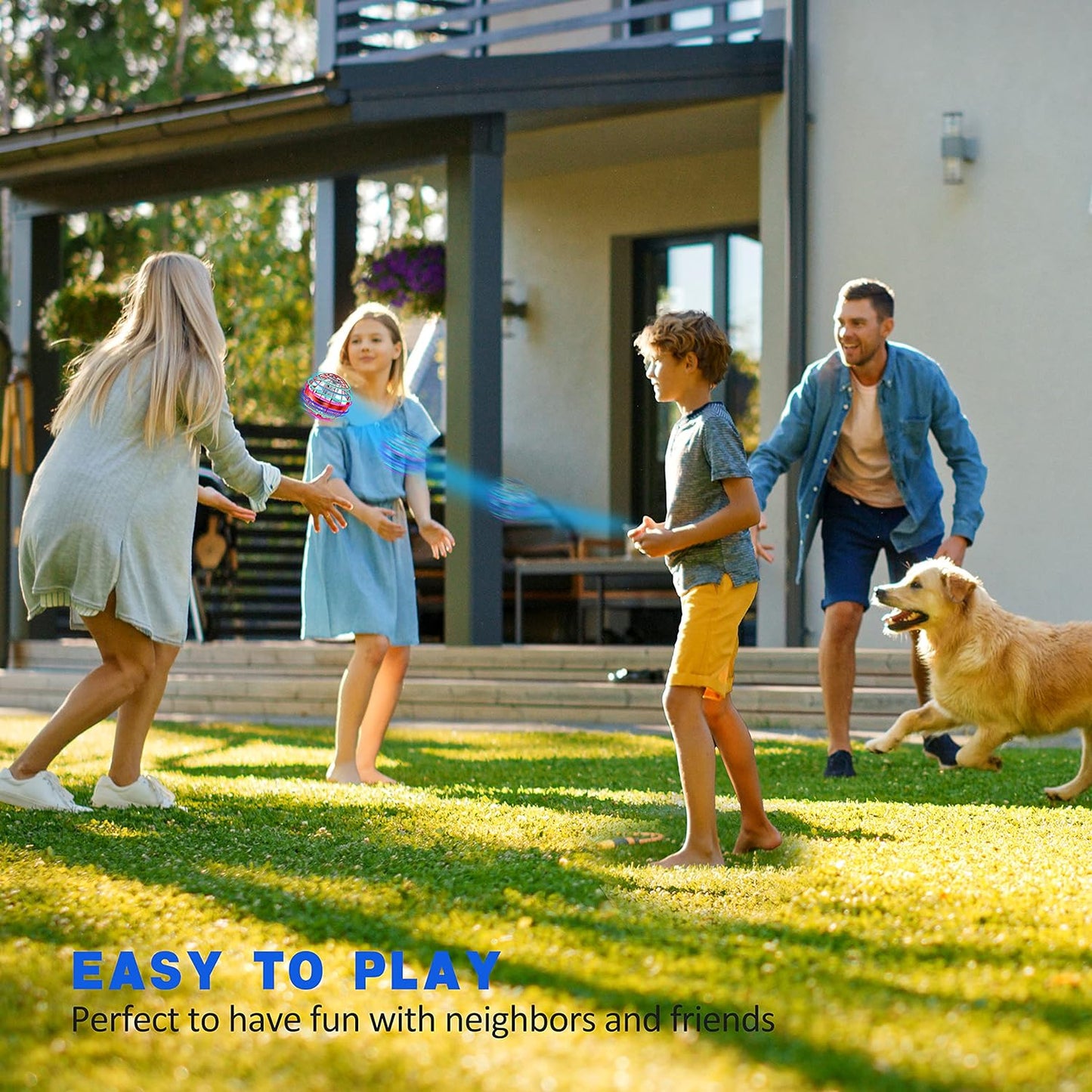 Galaxy Hover Ball Toy ✨ Auto-Float & LED Night Glow 💥 Gesture-Control Flying Orb for Outdoor Fun 🌟 Crash-Proof Gift for Kids 6-12 🔥 #OutdoorToys #TikTokMadeMeBuyIt