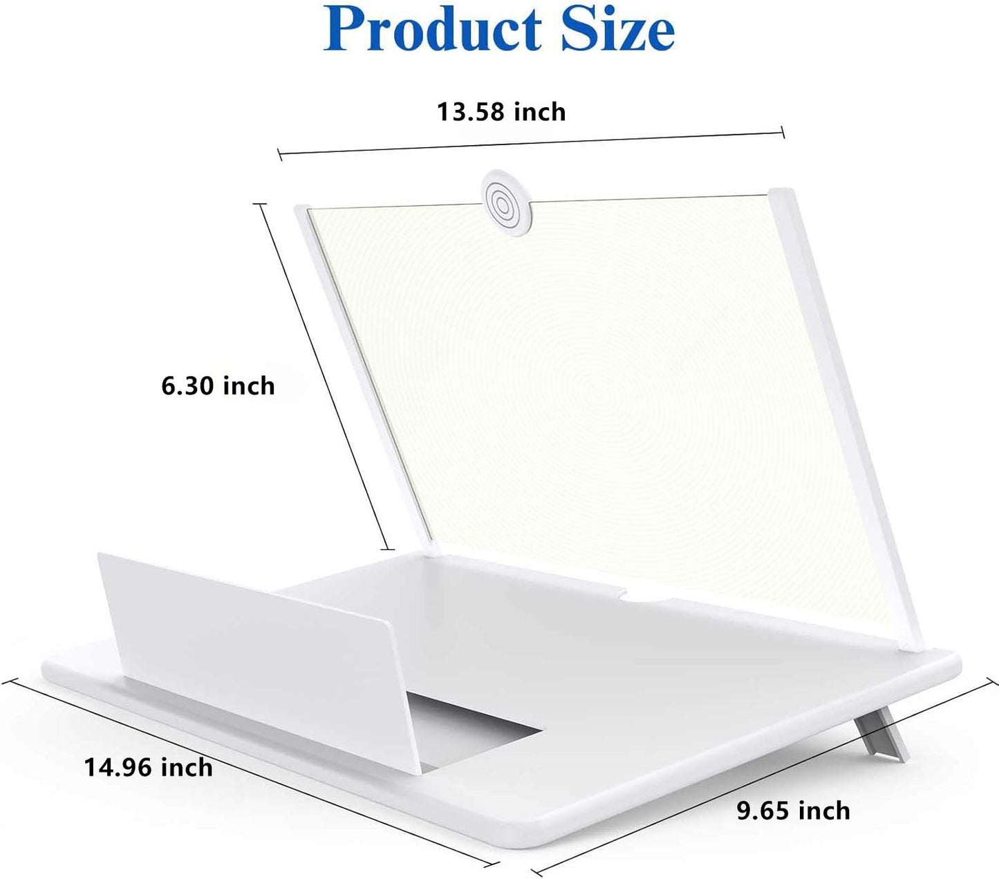 18" Phone Screen Magnifier ✨ 3D HD Movie Theater Experience 💥 Foldable & Universal Fit 🌟 Portable Cinema for Gaming/Travel 🔥 #BigScreenHack #TikTokMadeMeBuyIt