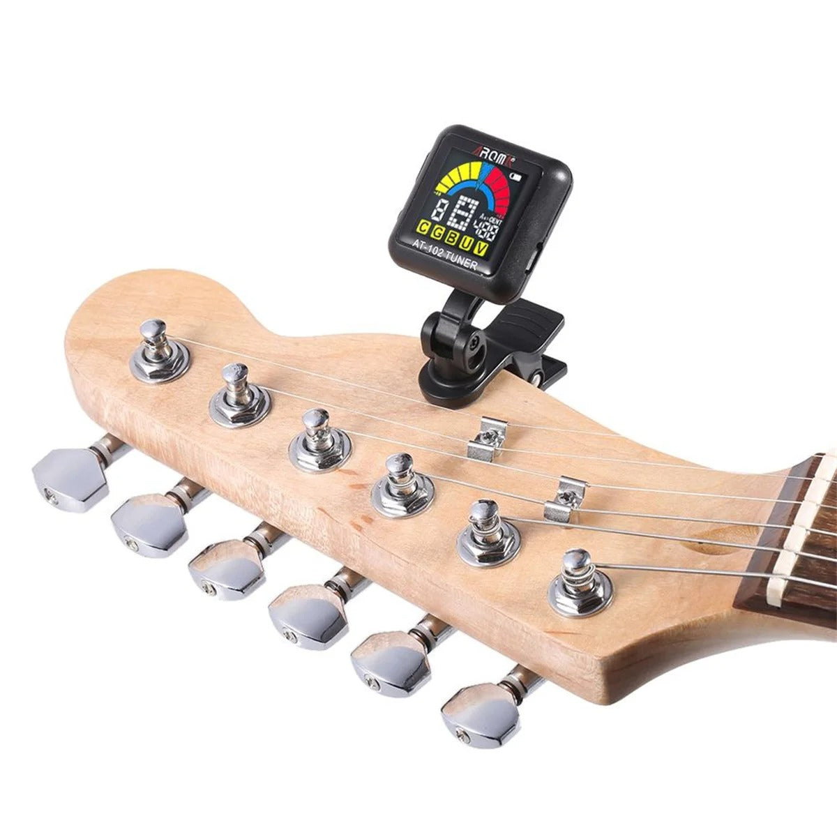 🎸🔥 Chromatic Tuner with 360° LCD Display | USB Rechargeable⚡【Stage-Ready Pro】Built-in Battery Tuner for Guitar/Bass/Ukulele/Violin - Instant Pitch Accuracy