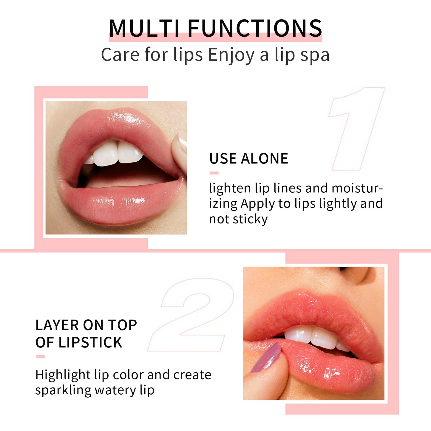 GlowTint Lip Oil ✨ Hydrating Plumping Treatment! 💋 24H Moisture Boost + Lip Line Smoothing 🌟 Glass-Like #JuicyLips #LipCareHack