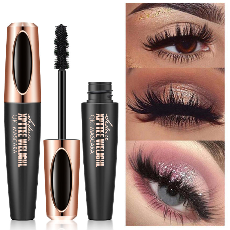 4D Drama Mascara ✨ 24H Cry-Proof & Sweat-Resistant! 💥 1-Coat Mega Volume + Extreme Curl 🌙 From Bare to BOLD in 3s! #WaterproofMascara #LashHack #MakeupHack
