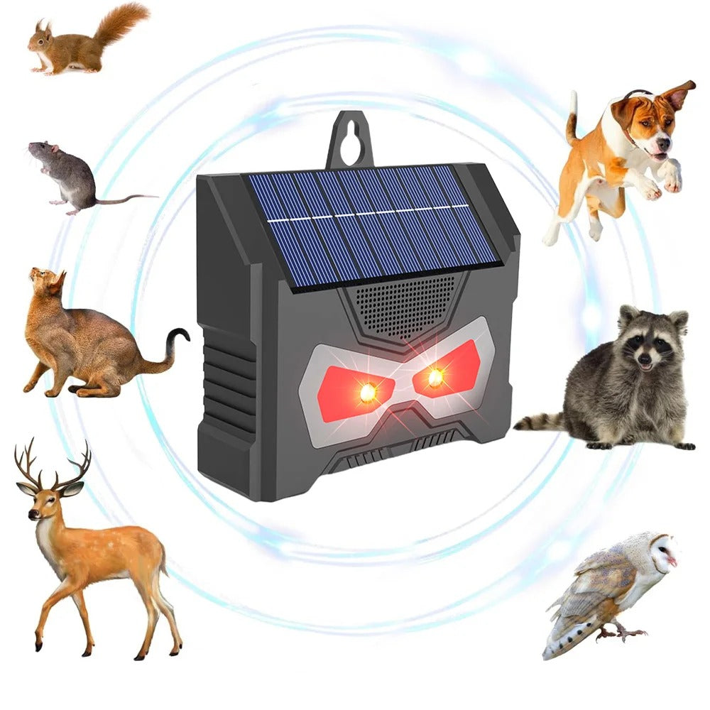 🔥Smart Solar Guardian⚡ 12-in-1 Animal Repeller✨ Motion-Activated Defense🌿 Waterproof & Night Vision🌙 TikTok's #1 Pest Solution