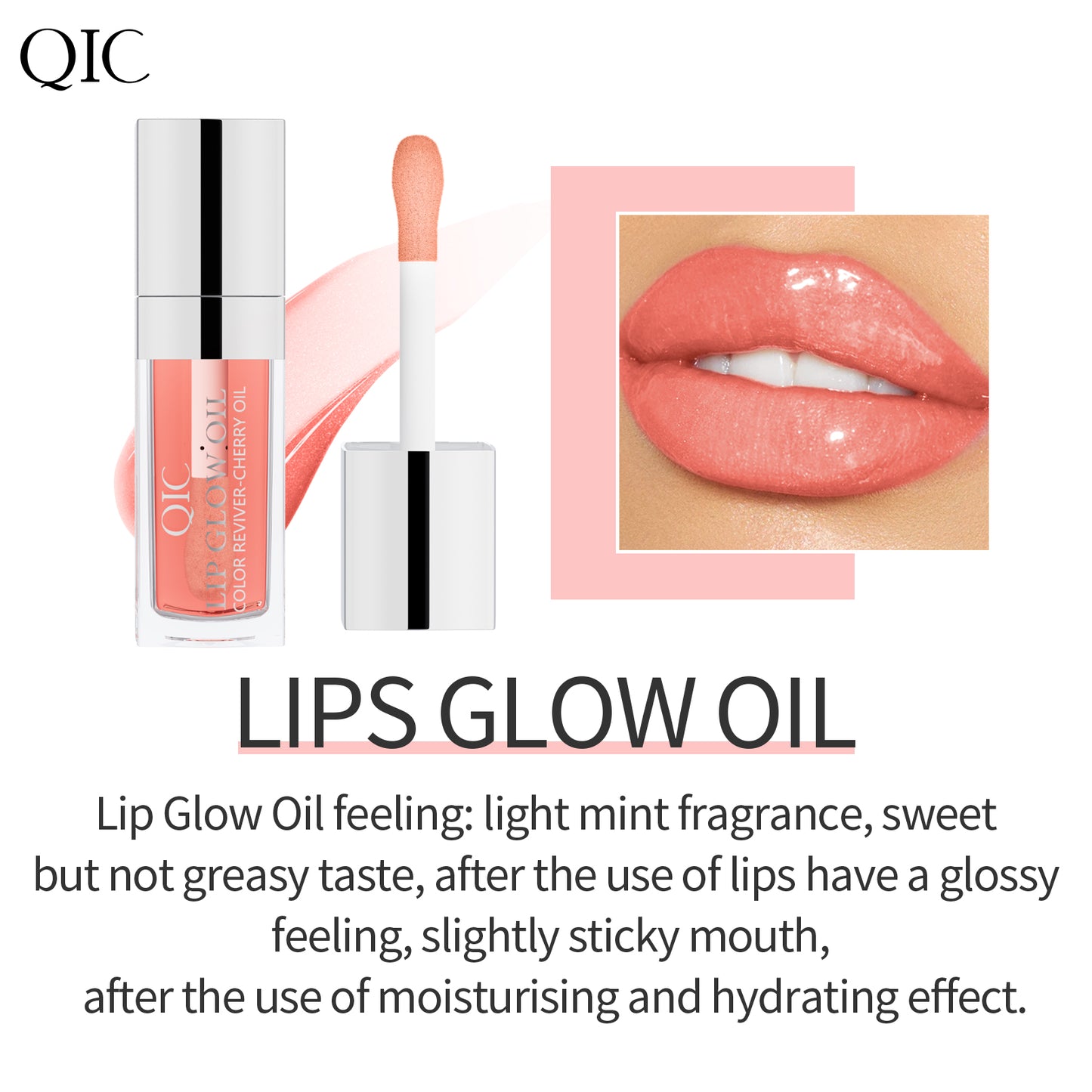 GlowTint Lip Oil ✨ Hydrating Plumping Treatment! 💋 24H Moisture Boost + Lip Line Smoothing 🌟 Glass-Like #JuicyLips #LipCareHack