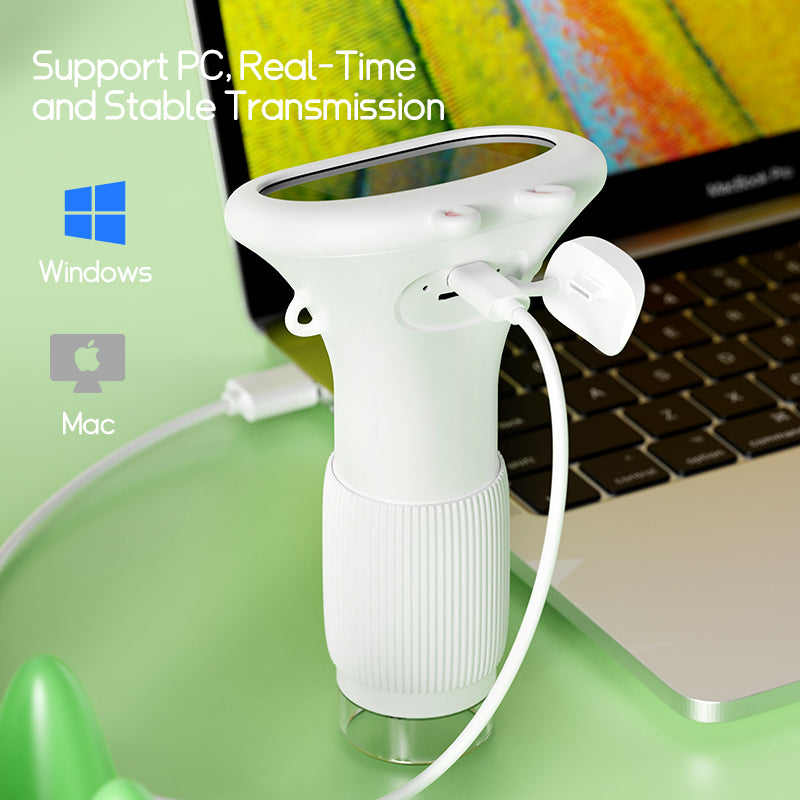 1000X Zoom Kids Microscope ✨ 2" LCD Screen & 8 LED Lights 💡 Explore Invisible Worlds! 🔬 USB to PC + 32GB SD Card 🌟 #STEMgifts #TikTokMadeMeBuyIt