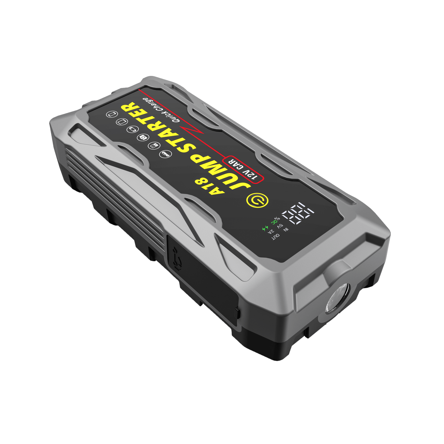 🚗⚡ 3000A Jump Starter with PD66W Fast Charge | 59200mWh MegaPower⚡Dead Battery Rescue in 3秒🔥【Roadside Hero】Portable for 10L Gas/7L Diesel - Trucks/SUVs/RVs Lifesaver (Pocket-Sized 7.6")