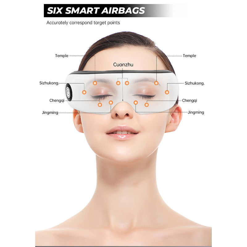 💆♂️Pro Eye Spa Massager🔥 Air Pressure + Heat Therapy + Bluetooth Music🎵 Smart Pain Relief & 180° Foldable Design | TikTok’s Top Eye Care Essential