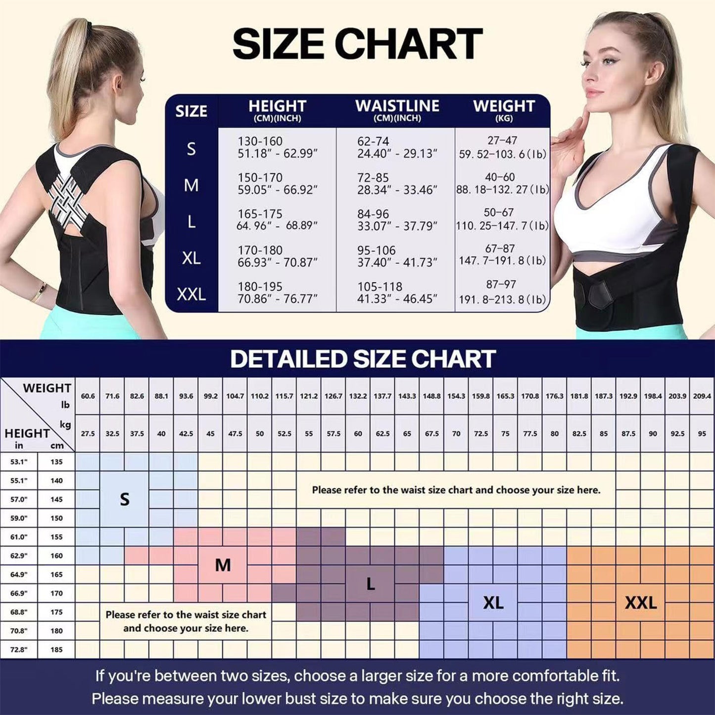 🌟 Adjustable Posture Corrector for Women & Men | Shoulder & Spine Alignment⚡3-Level Support【Office & Gym Essential】Upper/Middle Back Pain Relief
