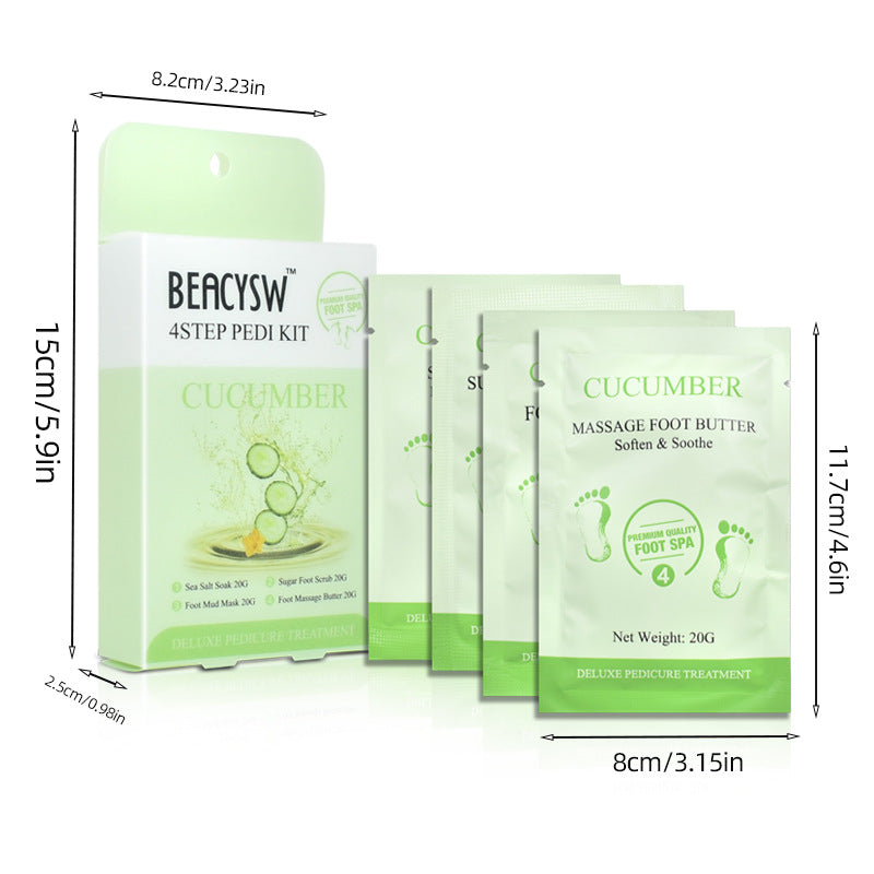 8-Pack Sugar Scrub Foot Care Set ✨ 8 Exotic Scents + 4-Step Spa Routine 💦 Cracked Heel Repair & Odor Elimination 🌟 Ultimate #SelfCareSunday Kit!