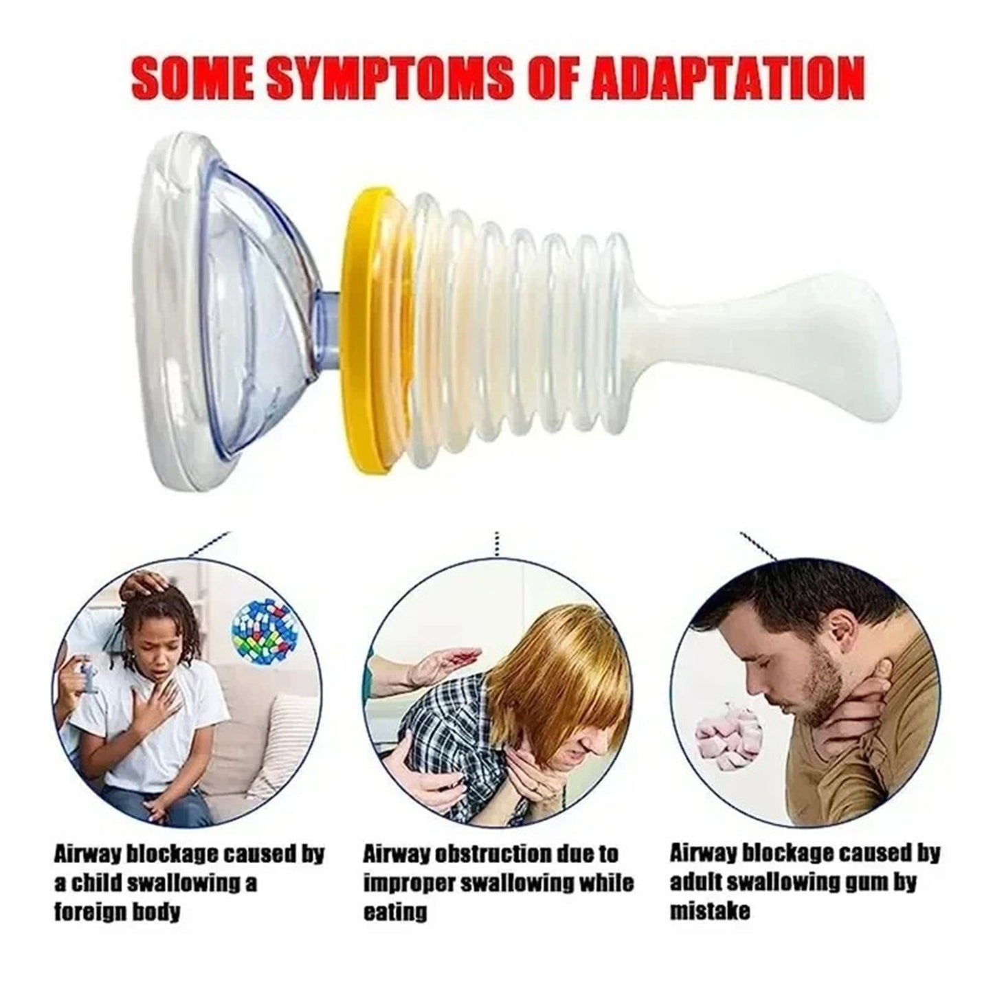 🚨 Portable Suction Rescue Kit for Adults & Kids | 3s Emergency⚡FDA-Certified🌟【Lifesaver Travel Pro】Dual-Size Airway Device - Camping, Travel, Home Choking First Aid
