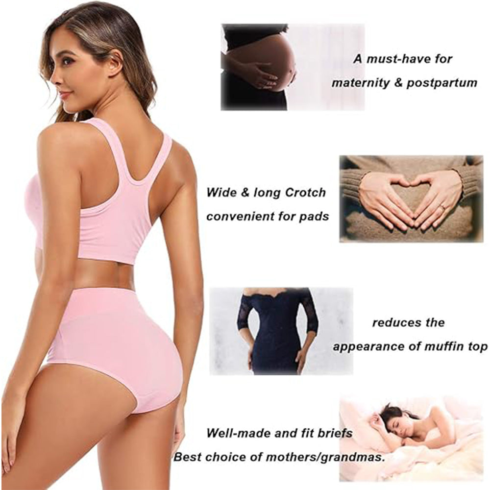 🔥Buttery Soft Everyday! High Waist Panties w/ Full Coverage✨ Seamless Cotton Underwear💫 No Dig In Waistband | TikTok’s Comfort Obsessed