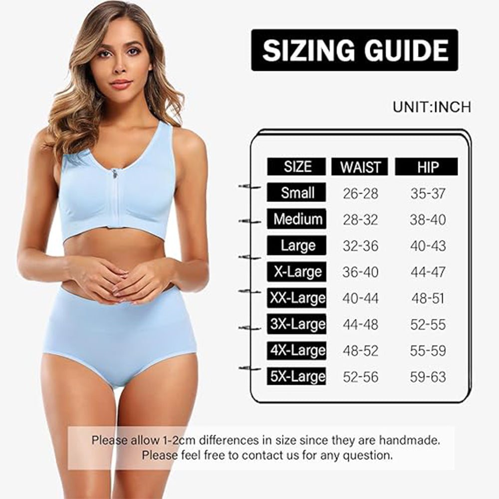 🔥Buttery Soft Everyday! High Waist Panties w/ Full Coverage✨ Seamless Cotton Underwear💫 No Dig In Waistband | TikTok’s Comfort Obsessed