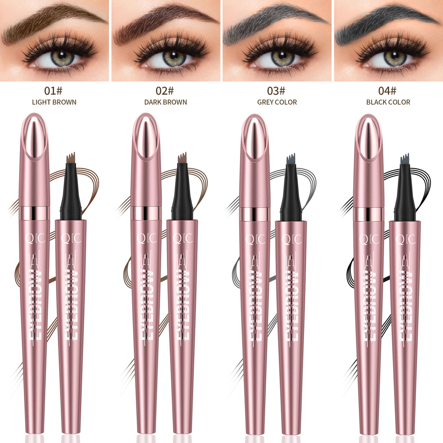 4-Prong Microblading Brow Pen ✨ 24H Gym-Proof🔥 Sweat-Resistant & No Smudge! 💯 Hair-Like Strands for WILD NATURAL Brows 🌟 #BrowHack Alert! ➕ #MicrobladingPen | #WaterproofBrows | #FeatherBrows