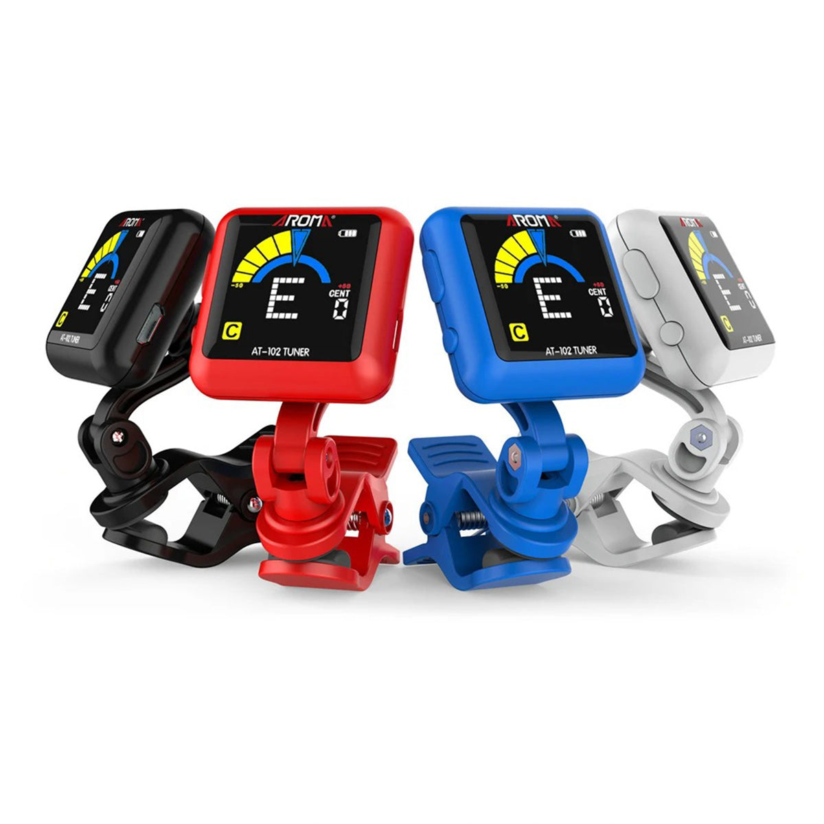 🎸🔥 Chromatic Tuner with 360° LCD Display | USB Rechargeable⚡【Stage-Ready Pro】Built-in Battery Tuner for Guitar/Bass/Ukulele/Violin - Instant Pitch Accuracy