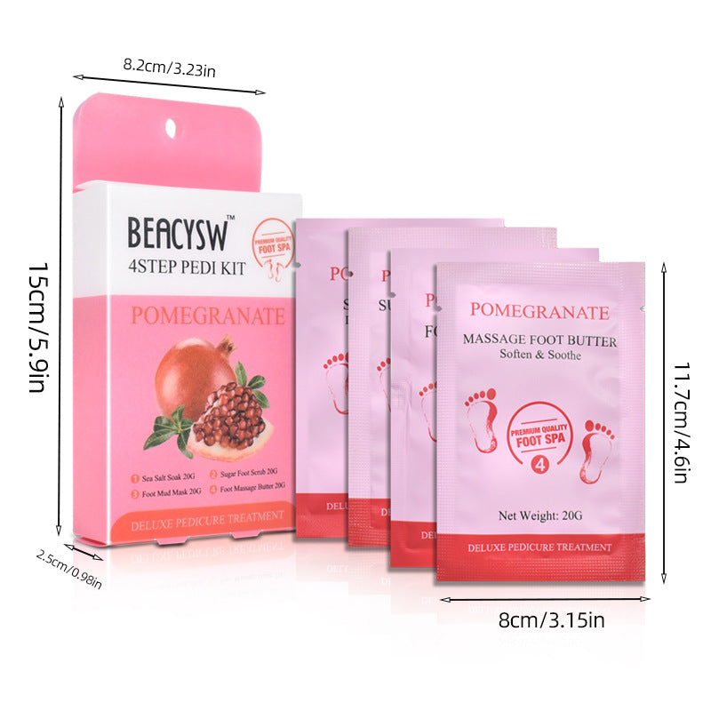 8-Pack Sugar Scrub Foot Care Set ✨ 8 Exotic Scents + 4-Step Spa Routine 💦 Cracked Heel Repair & Odor Elimination 🌟 Ultimate #SelfCareSunday Kit!