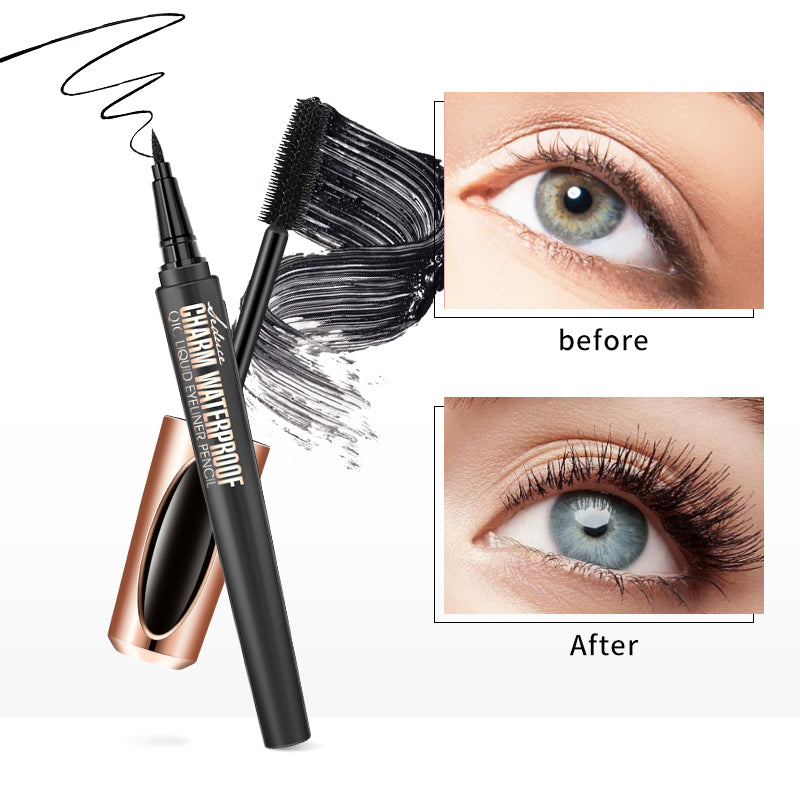 PowerFilm Lash Duo ✨ 24H Waterproof Mascara & Eyeliner Set! 💦 Clump-Free Volume + Sharp Winged Liner 🌟 Gym-Proof & Tear-Resistant! #LashDuo #WaterproofMakeup #SmudgeProofHack