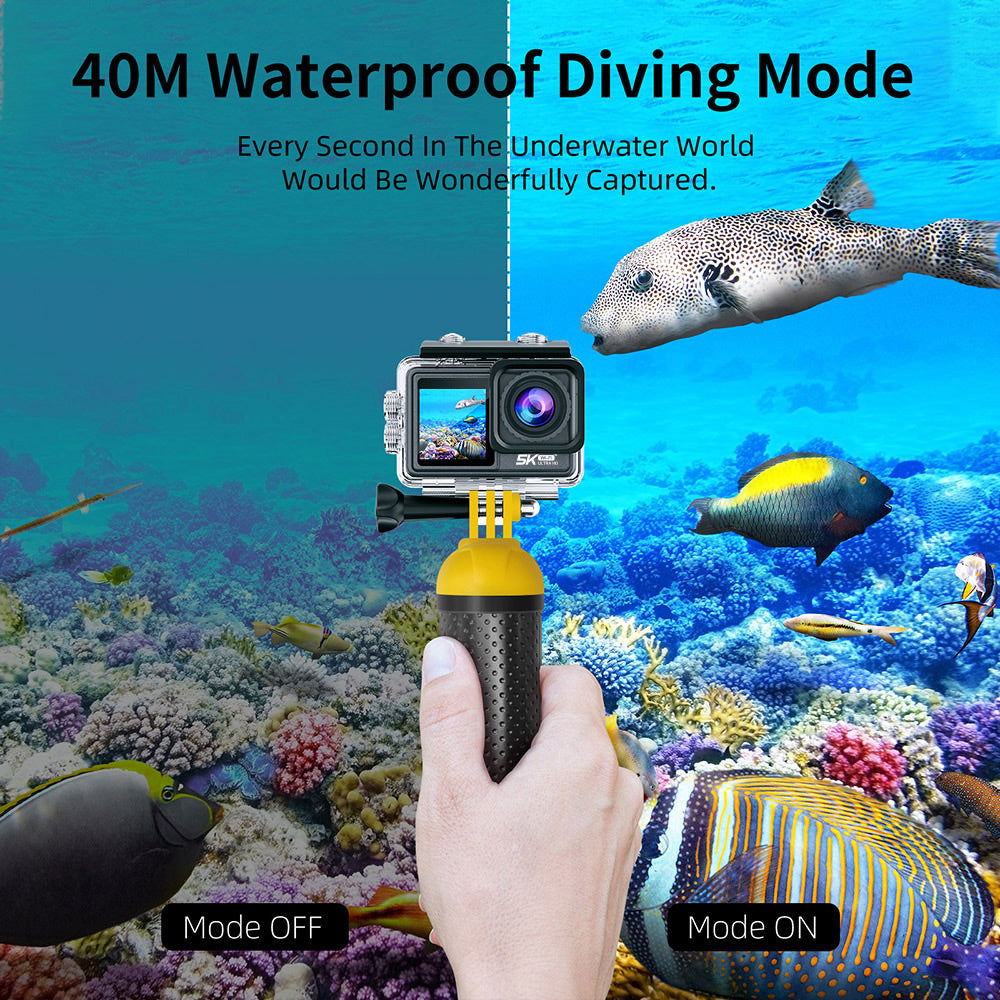 📸 5K Action Camera 30fps | Anti-Shake Waterproof Sports Camera for Outdoor Adventures, Riding, Diving & More! 🏄‍♂️🚴‍♀️ #ExtremeSports2025 #ActionCam #AdventureGear