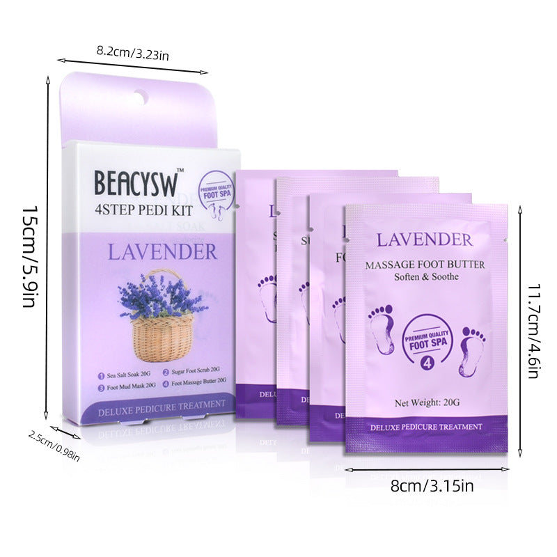8-Pack Sugar Scrub Foot Care Set ✨ 8 Exotic Scents + 4-Step Spa Routine 💦 Cracked Heel Repair & Odor Elimination 🌟 Ultimate #SelfCareSunday Kit!