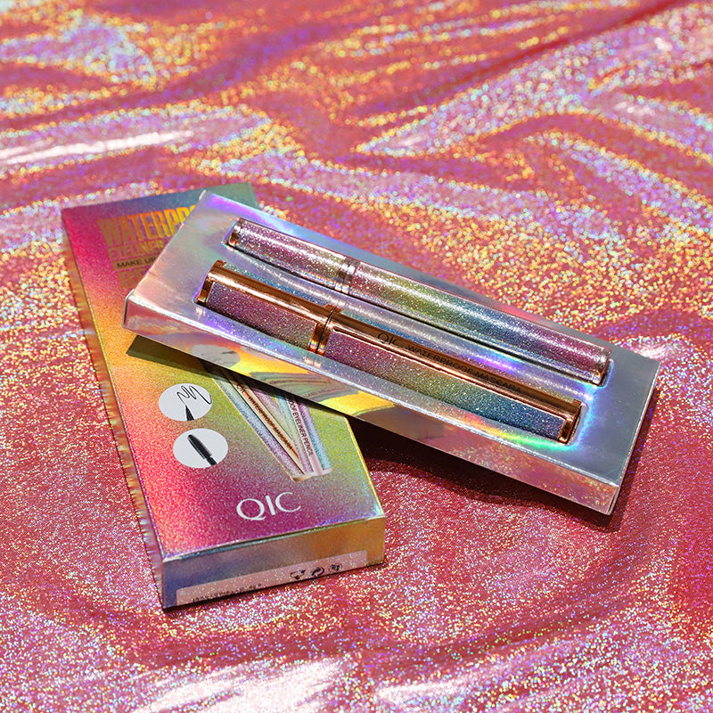 Galaxy Lash & Liner Duo ✨ Waterproof Mascara + Quick-Dry Eyeliner! 💦 24H No Smudge, Clump-Free Volume & Winged Perfection 🌟 #LashHack #EyelinerHack #NoPandaEyes
