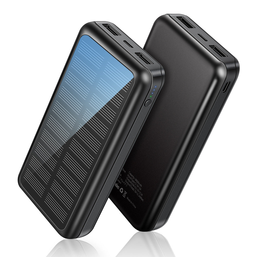 🔥Solar Charger 2025 | 30000mAh 3X Faster Solar Power Bank! 2 USB Ports & High-Speed Panel - Portable Solar Charger for iPhone/Android⚡ Outdoor Camping & Emergency Must-Have!