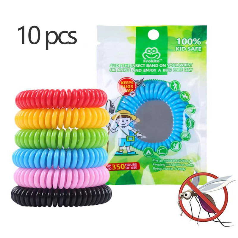🔥72HR Mosquito Protection Bracelets👪 10/20 Pack Waterproof & DEET-Free✨ Natural Citronella Bug Repellent for Kids Outdoor | TikTok Viral Outdoor Essential