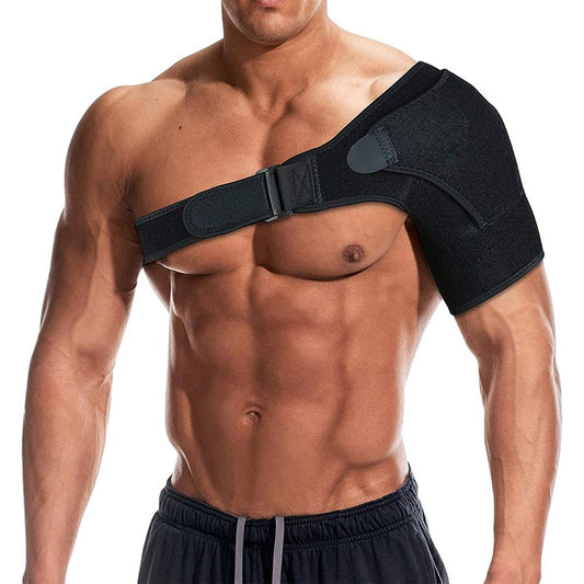 🔥 Adjustable Shoulder Brace with Pressure Pad | 3-Way Support⚡Torn Rotator Cuff & Labrum Relief🌟Fits Left/Right - Gym Recovery Essential for Bursitis, Tendonitis, AC Joint